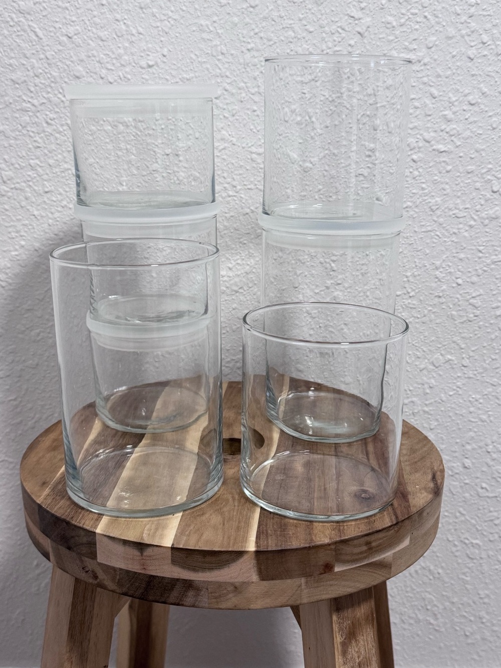 Target Made By Design Glass Food Storage Set 7pc Modular Stackable Jars & 4 Lids - Picture 7 of 11